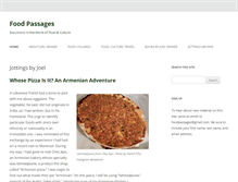 Tablet Screenshot of foodpassages.com